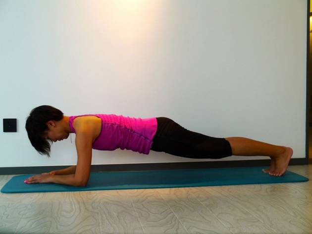 平板撑的动作要领