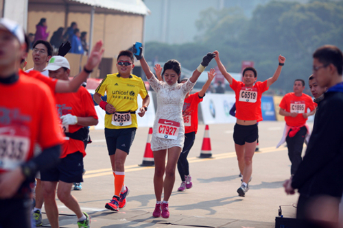 毛豆的马拉松笔记之2013上马