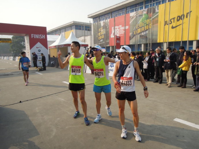没感觉的2013上海马拉松