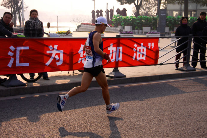 没感觉的2013上海马拉松