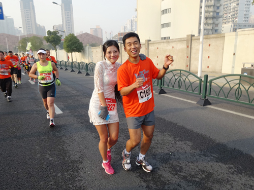 毛豆的马拉松笔记之2013上马