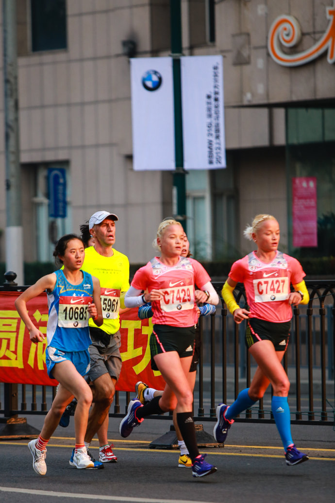 没感觉的2013上海马拉松