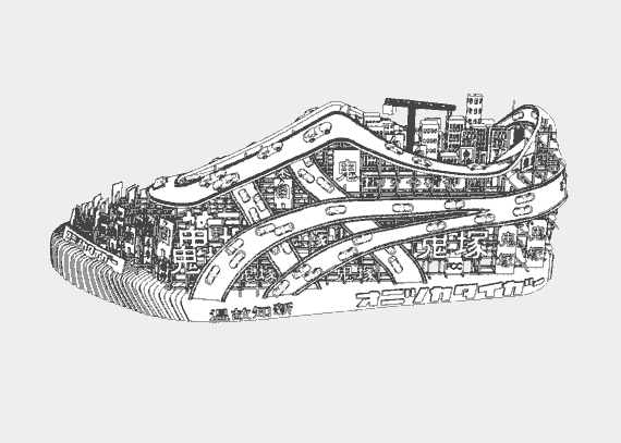 将城市装进你的跑鞋—ASICS Onitsuka Tiger 3D打印电子彩灯鞋