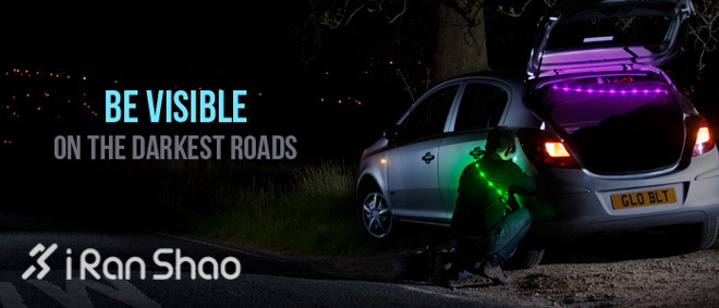 夜行无忧—Glowbelt安全腰带