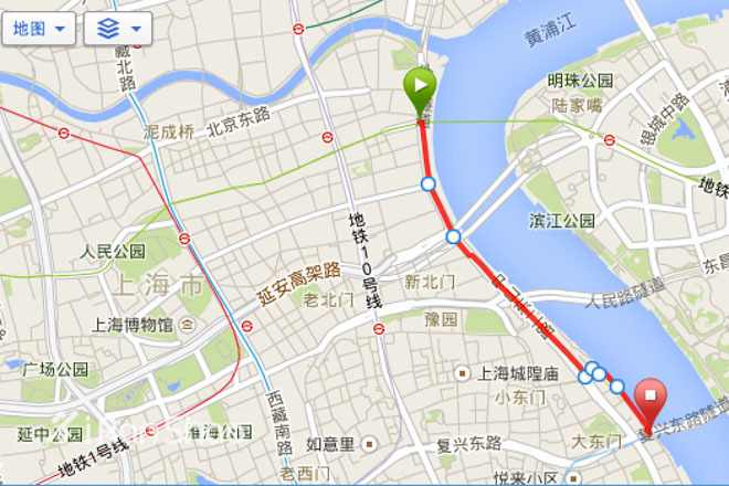 跑在上海之浦江悠旅