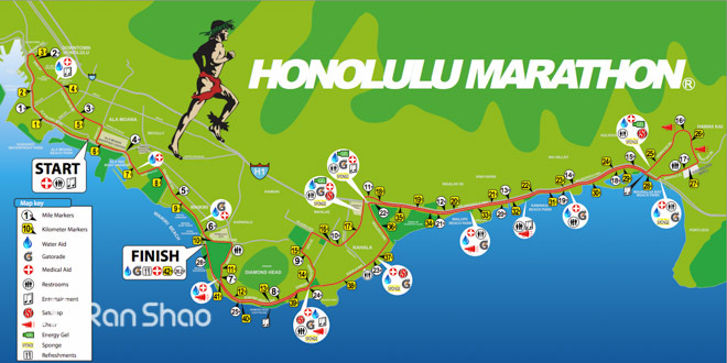 火舞艳阳—不同凡响的檀香山马拉松