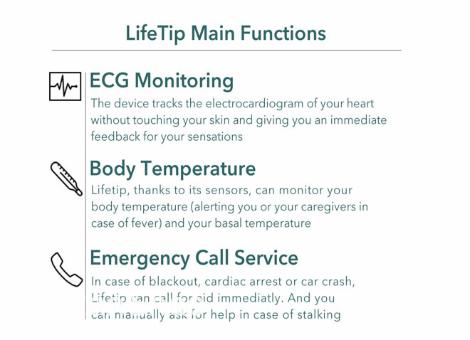 不用穿只要戴—LifeTip智能健康追踪器
