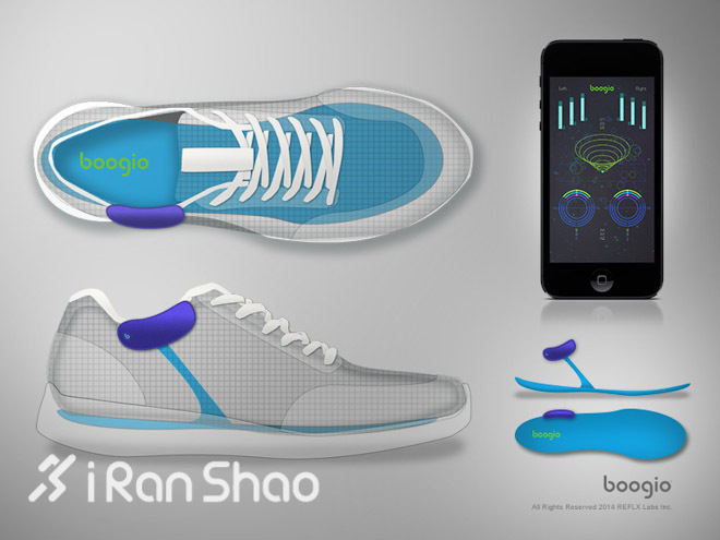下半身的智能—Boogio智能模块鞋垫