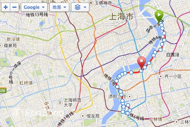 跑在上海之浦江悠旅