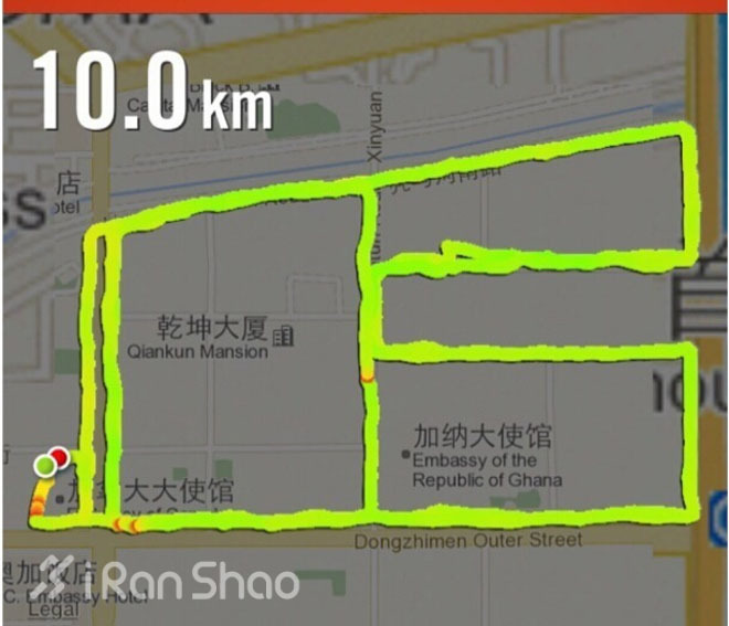 使馆区 — 北京跑步好去处