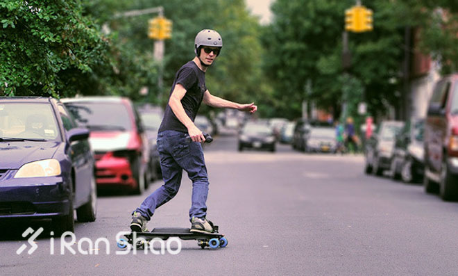 出门就能拥有自己的滑雪场—LEIF智能滑板