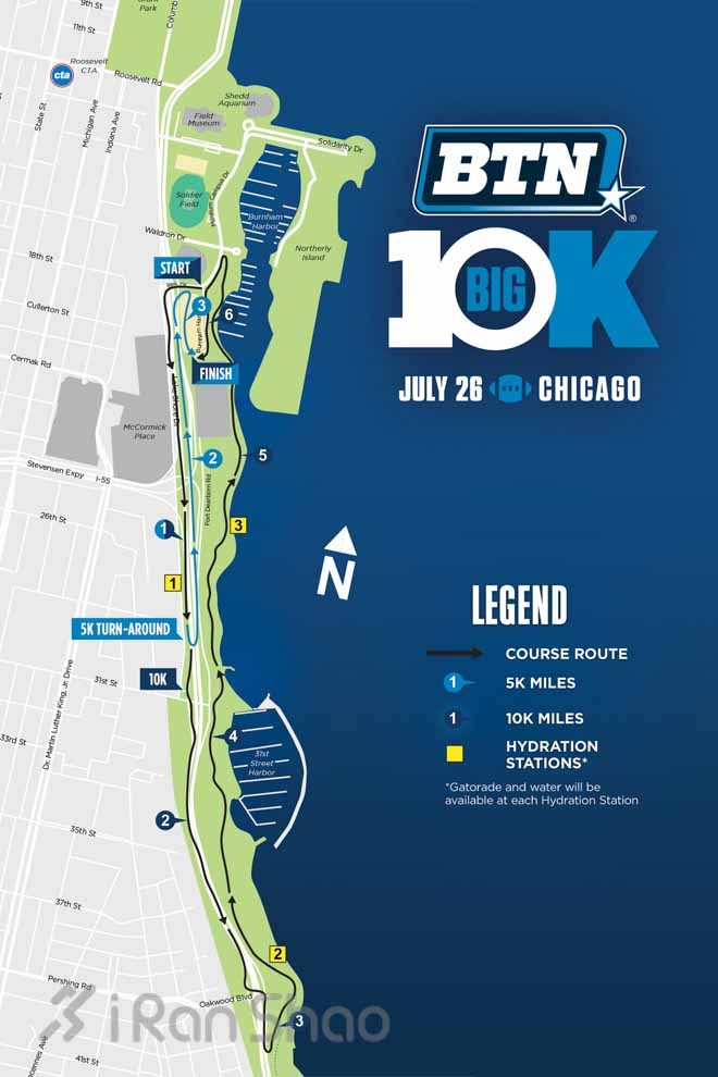 跑在芝加哥 BigTen10k 参赛体验