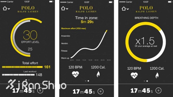 当运动智能遭遇时尚大牌—RALPH LAUREN 拉夫·劳伦跨界智能T恤亮相美网