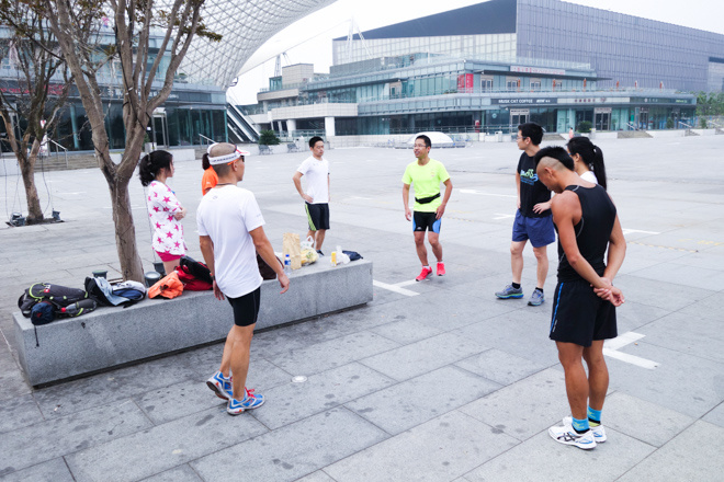 蜗牛的快乐奔跑—欢乐跑中国上海站约跑训练营第1期活动传真
