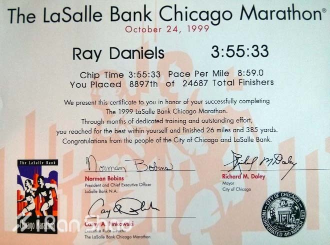 WMM6大满贯马拉松完赛证书长啥样？