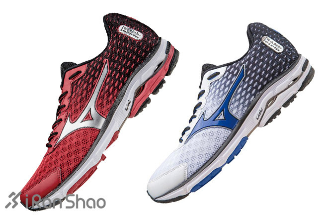 百年技术传承—Mizuno wave rider 18慢跑鞋