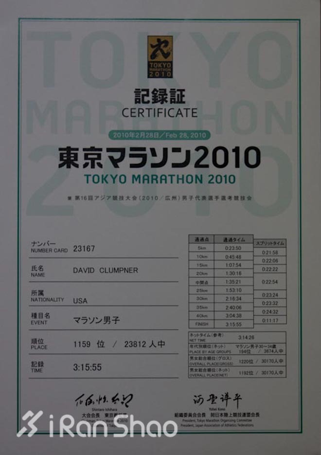 WMM6大满贯马拉松完赛证书长啥样？