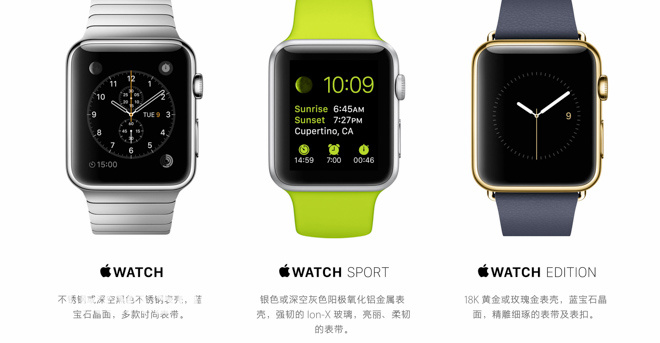 ​没有i就没有惊喜么？—苹果发布首款智能手表Apple Watch