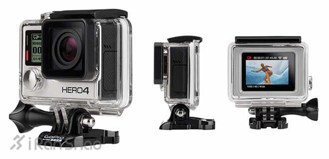 运动摄像机 GoPro HERO 4 华丽亮相，升级4k视频和触控屏幕