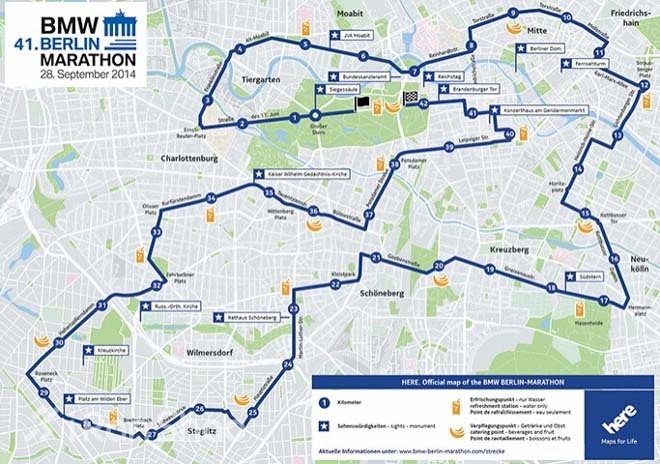 用脚步丈量城市—柏林马拉松赛道前瞻