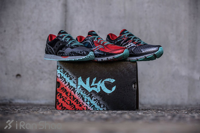 玩转纽约街头涂鸦风—Saucony纽约马拉松特别款运动鞋