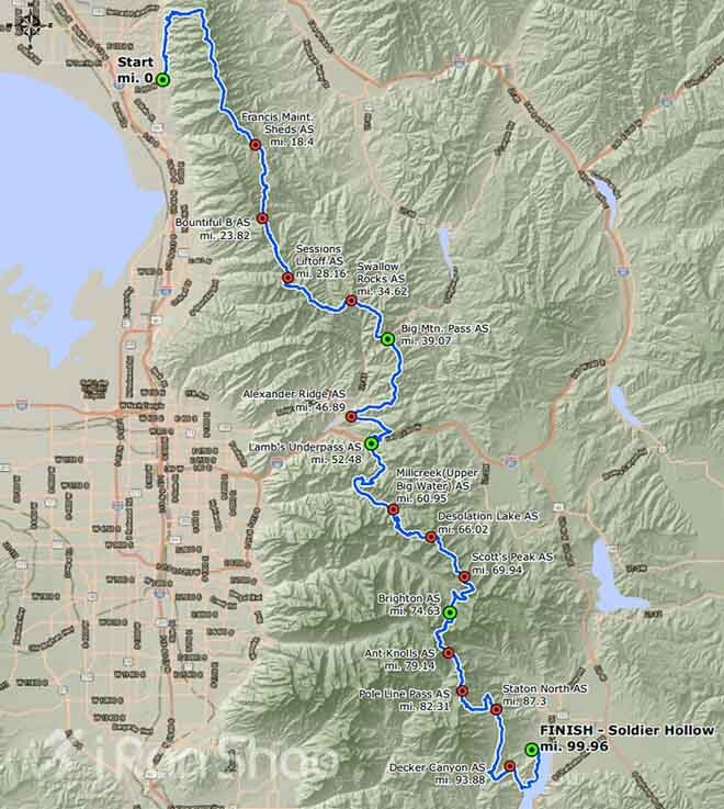 徘徊在天堂与地狱间— Wasatch 100 越野赛