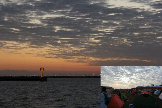 我们‘累瘫’在草坪用毅力为”2014滴水湖24小时慈善无间断接力跑”画上完美句号