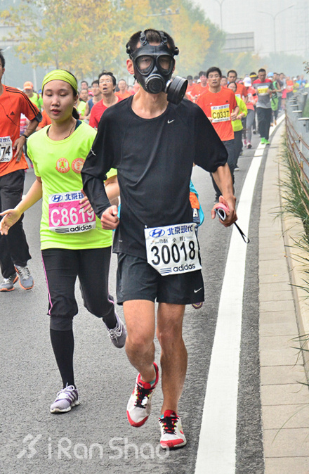 口罩“博览会”—北马你还能不能专心跑步了