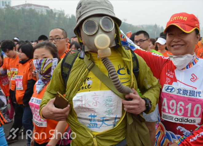 口罩“博览会”—北马你还能不能专心跑步了