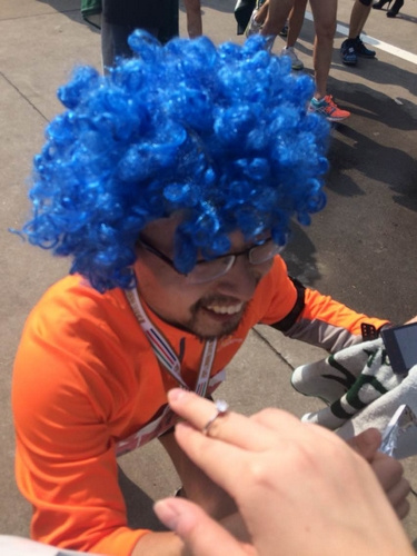 蓝毛的第一次全马