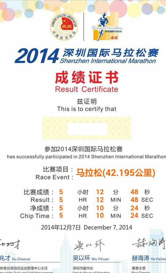 ​只有跑过才知道 ——记我的深圳马拉松