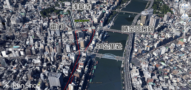 马拉松城纪 | 东京马拉松の42公里地图