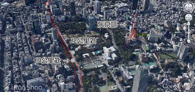 马拉松城纪 | 东京马拉松の42公里地图