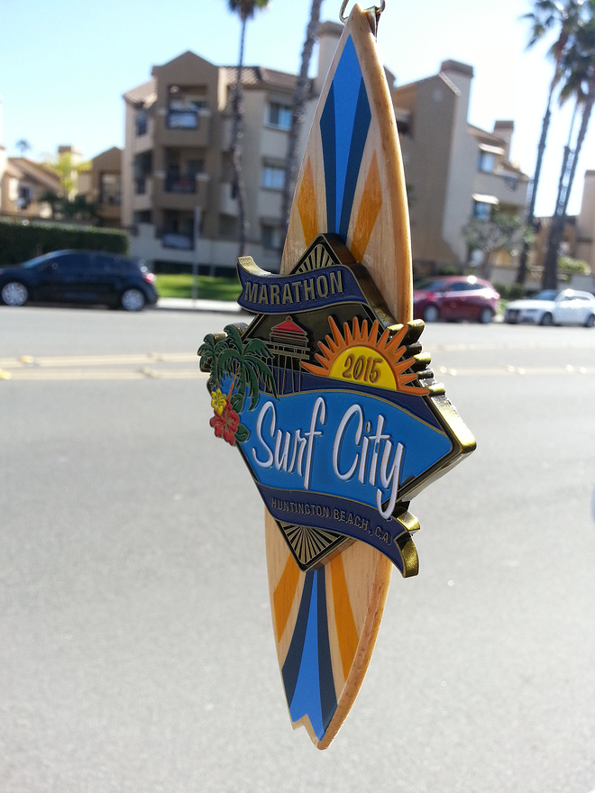我的美国跑步日记（3）2015冲浪城马拉松