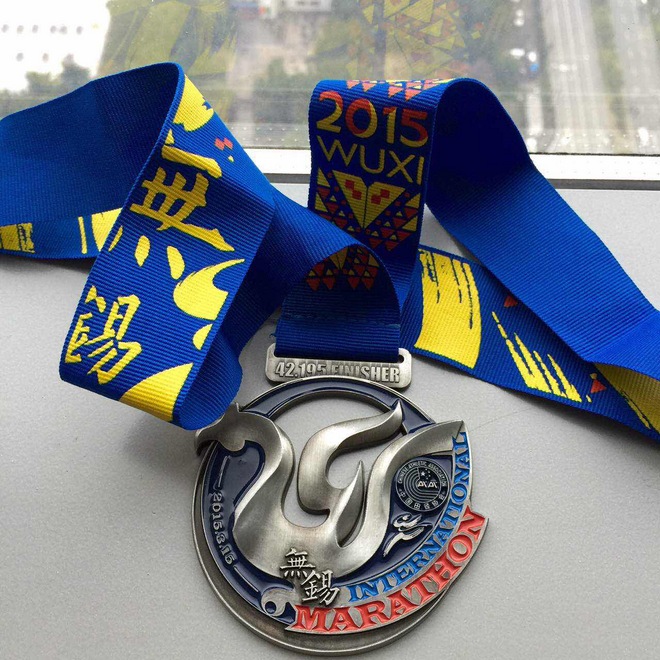 我的第一个全马留念--2015-3-15无锡马拉松