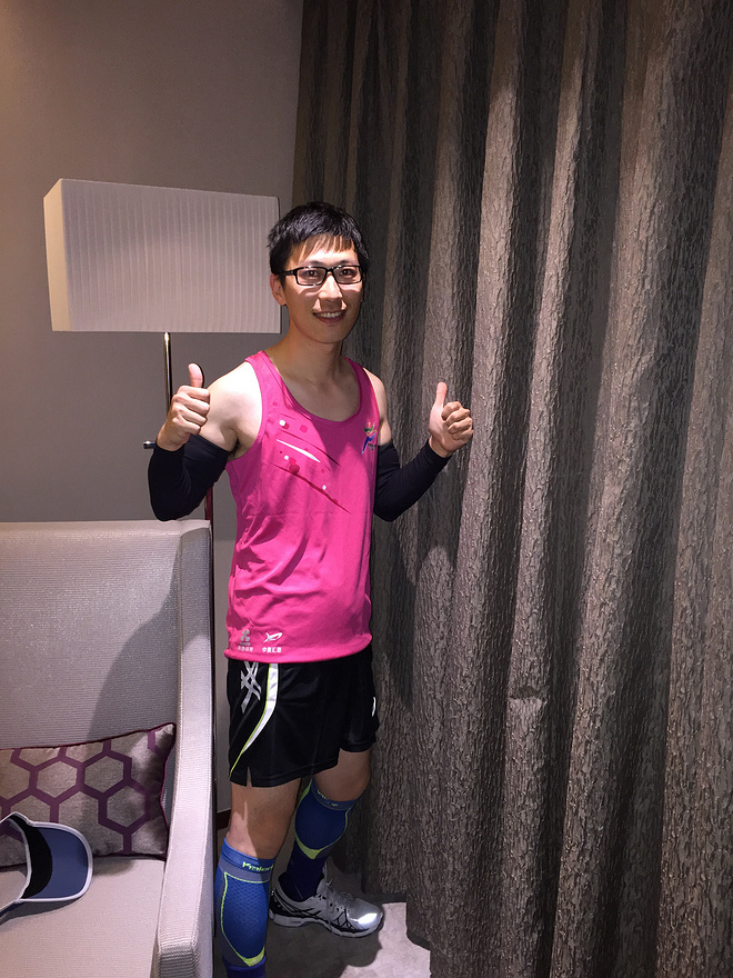 我的第一个全马留念--2015-3-15无锡马拉松