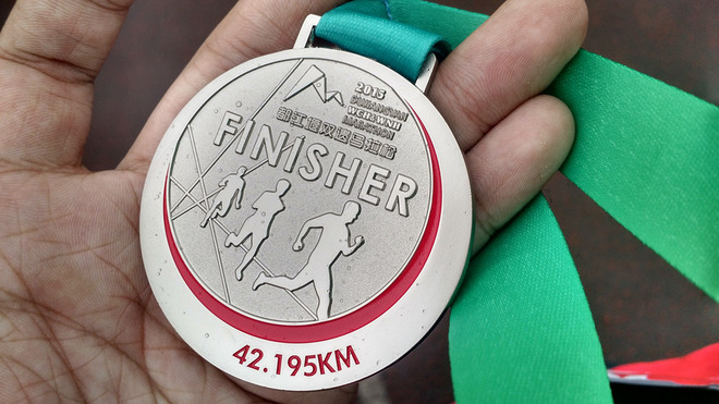 意外完成了人生首马——都江堰马拉松