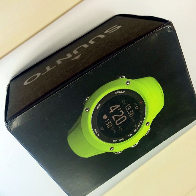 开箱就见新欢绿茶表SUUNTO Ambit 3 RUN