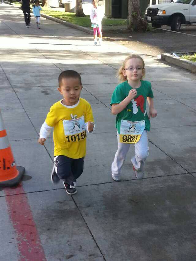 我的美国跑步日记（10）kids run，奔跑吧少年！