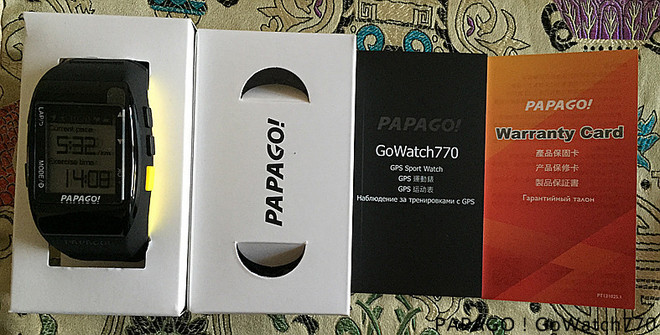 PAPAGO！GoWatch770 GPS手表测评