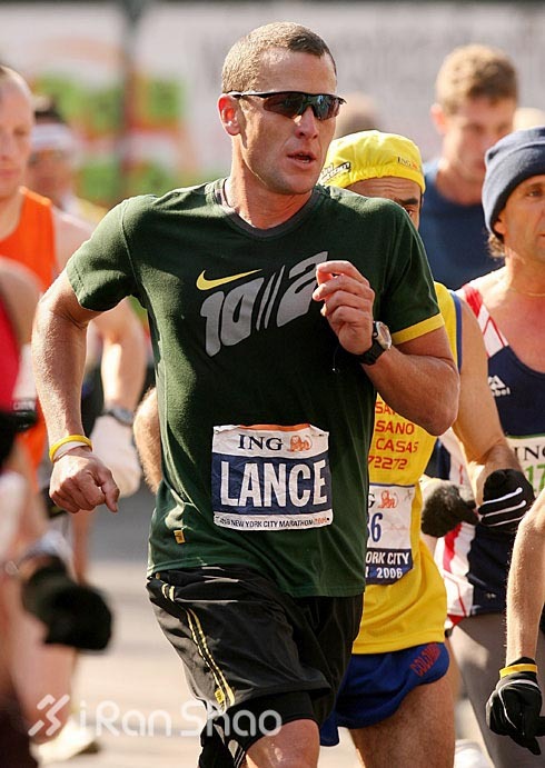 人物 | “环法七冠王”兰斯阿姆斯特朗跑马拉松