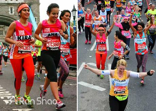 听起来并不那么悦耳，有个来了大姨妈的姑娘一路淌血跑完了马拉松