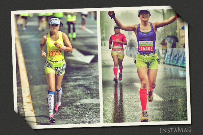 跑在2015 | 吞风吻雨  清远鸡变落汤鸡——记人生第一次全马