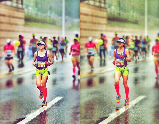 跑在2015 | 吞风吻雨  清远鸡变落汤鸡——记人生第一次全马