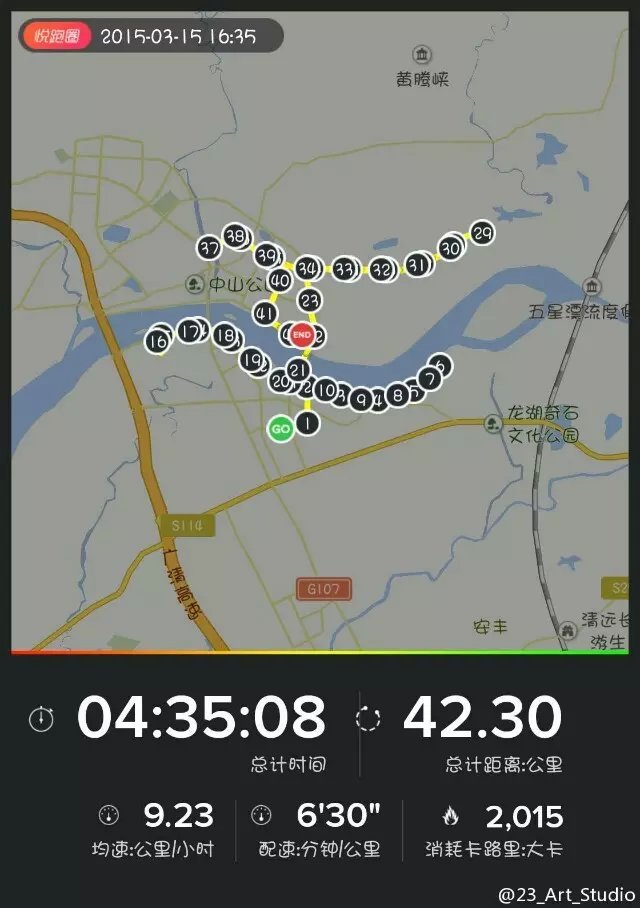 跑在2015 | 吞风吻雨  清远鸡变落汤鸡——记人生第一次全马