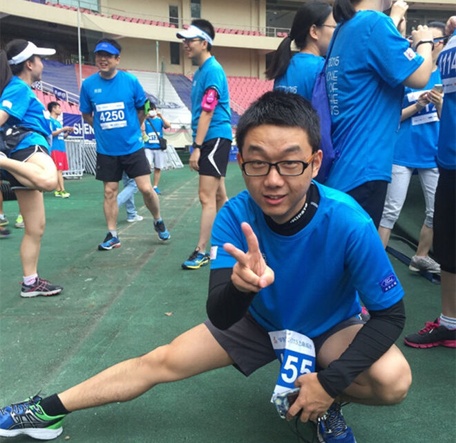 蓝色海洋，欢乐易跑