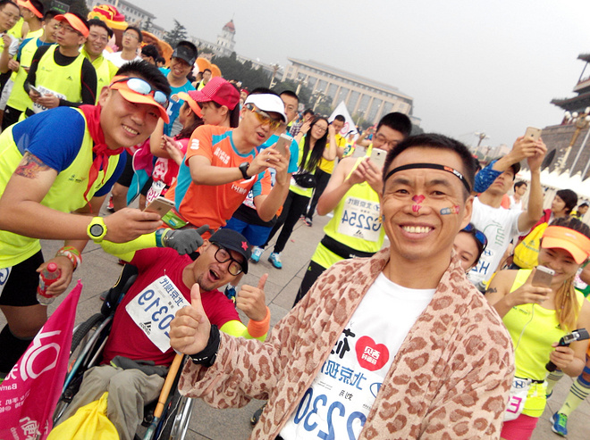 人生马拉松处女跑，献给首都北京浩特！