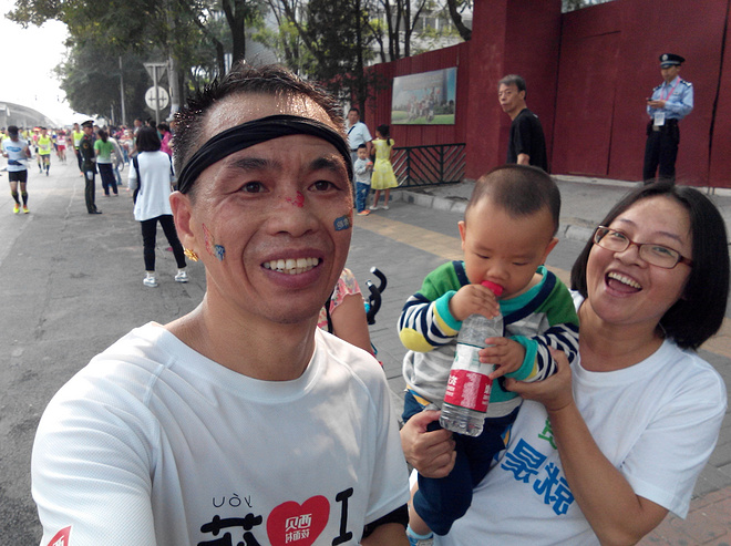 人生马拉松处女跑，献给首都北京浩特！