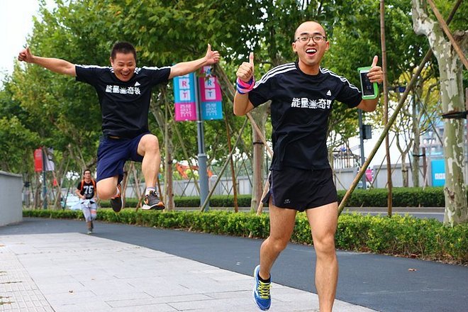 #能量跑# #EnergyRunning# 一起一起，「老法师」小麦带我LSD，带我飞！