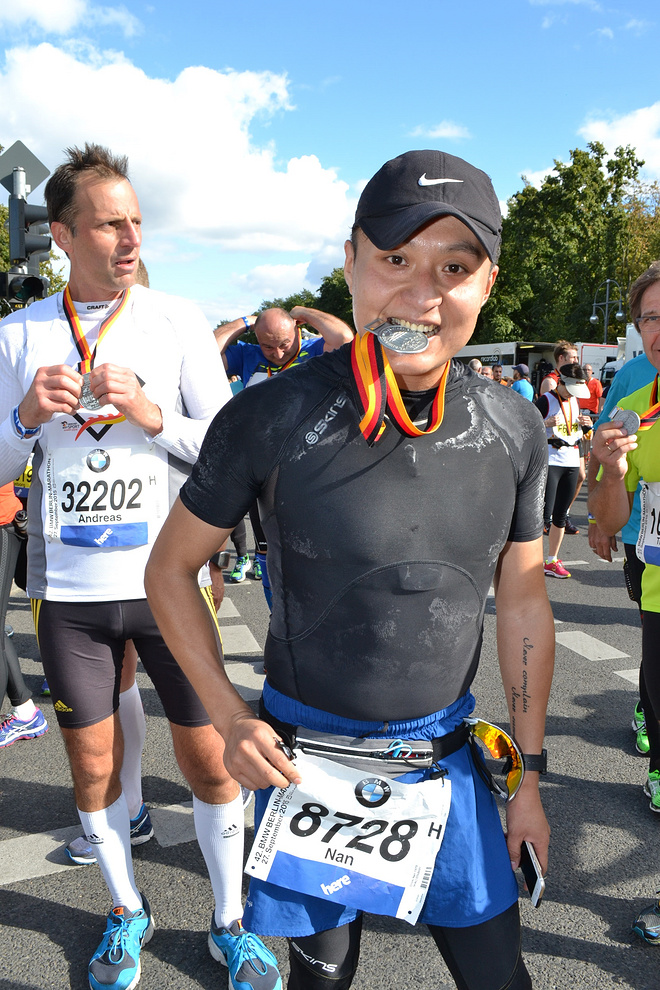 柏林，不仅我一个人完赛